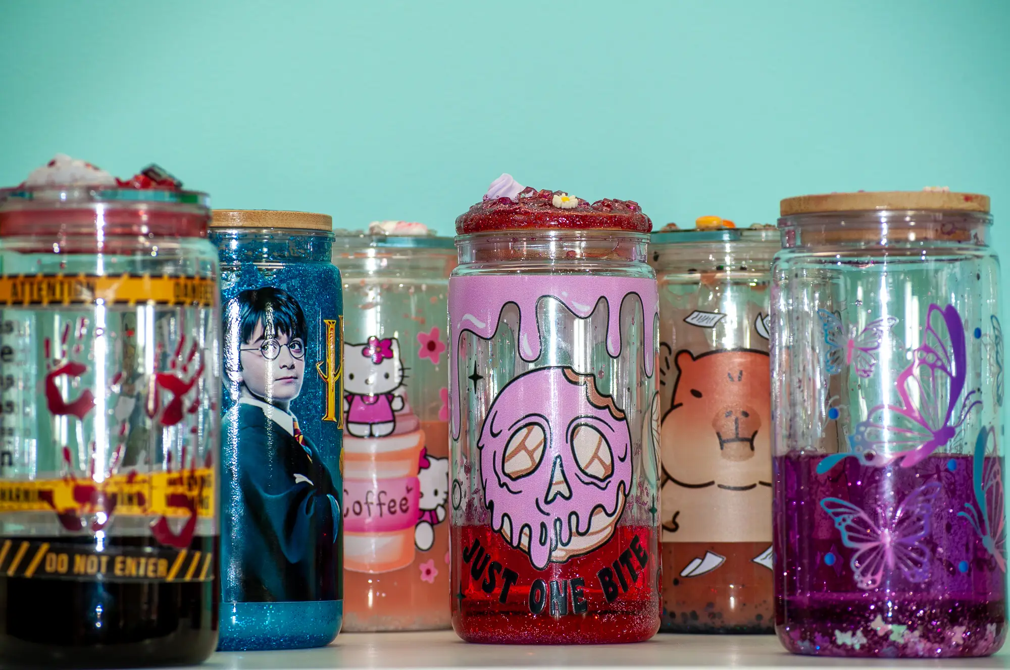 Vasos snowglobe